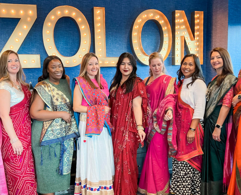 November: ✨ Last week, we celebrated the Festival of Lights with our dynamic corporate team! 🪔 Together, we illuminate the path of success and collaboration. Wishing you all a Diwali filled with prosperity, joy, and shared victories. Zolon Ladies celebrating Festival of Lights